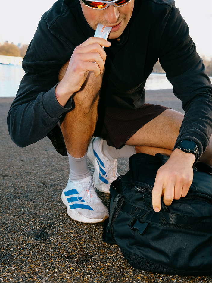 To keep it simple: 

Plan at least 2+ rehearsals where you fuel as though it’s race day (This includes pre race breakfast). Fuel all runs over 45 to get fuelling reps in and also reduce injury risk. 